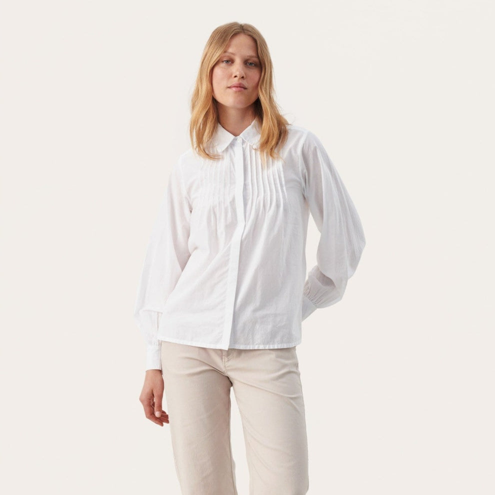 Part Two W Carmela Skjorte Bright White