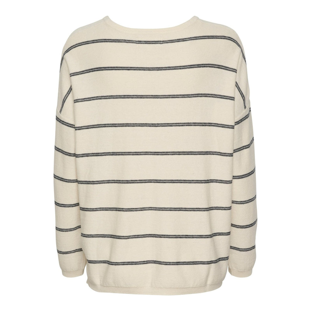 Part Two W IllianePW Pullover Dark Navy Stripe
