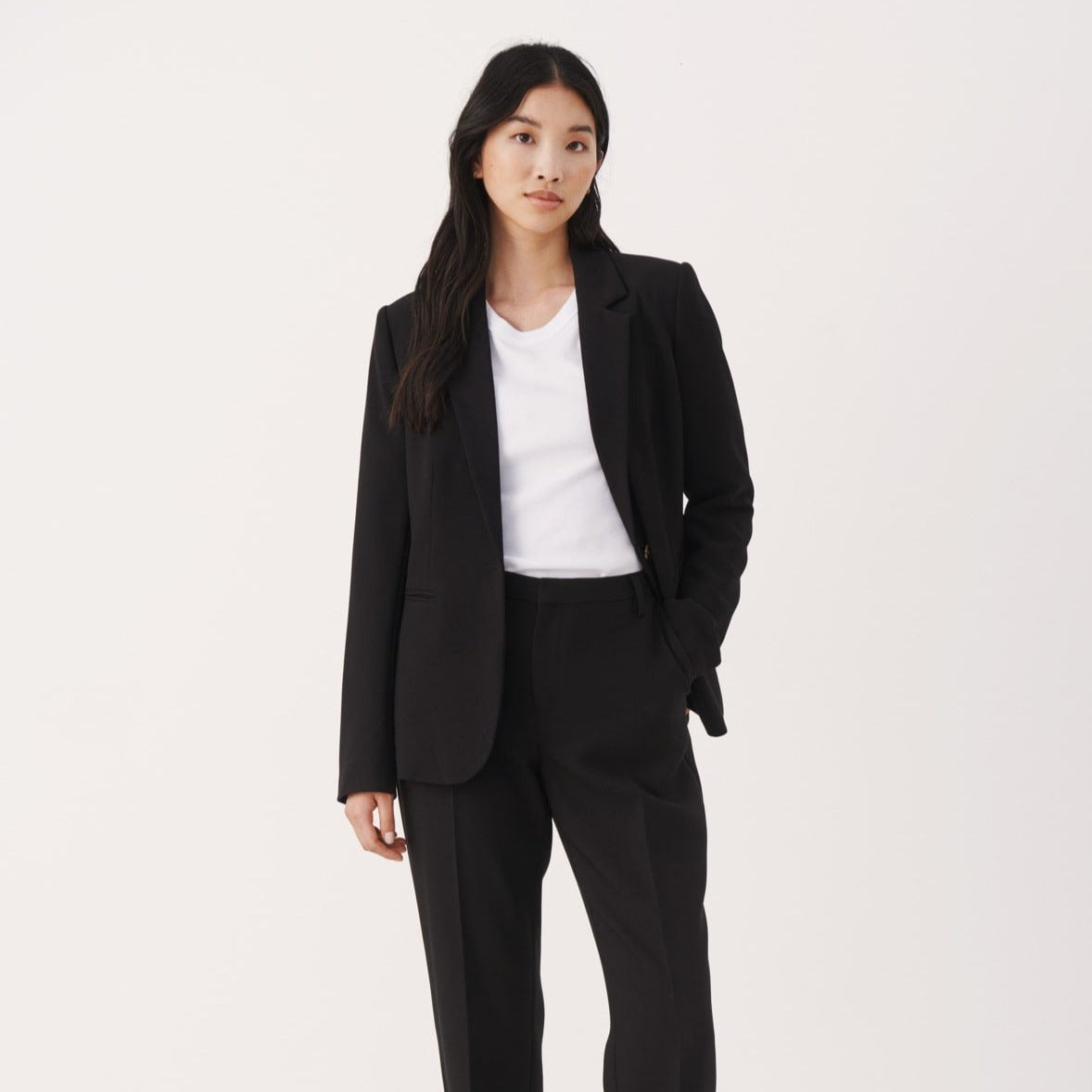 Part Two W Taylor Blazer Jakke Sort