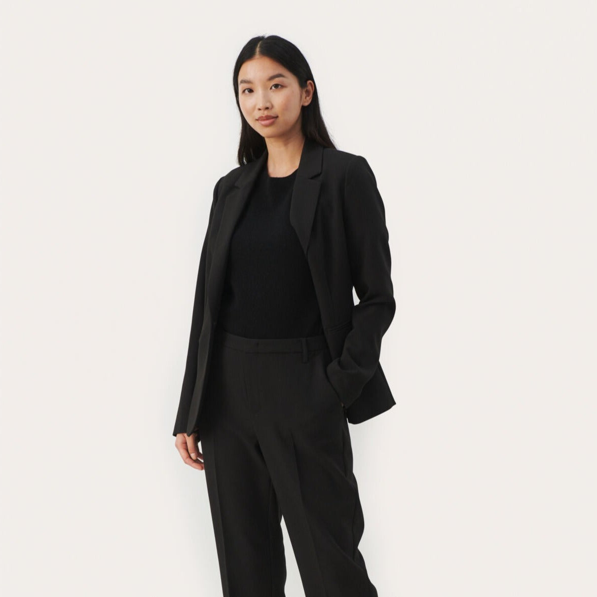 Part Two W Taylor Blazer Jakke Sort