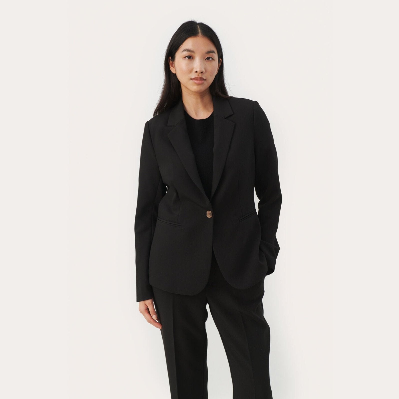 Part Two W Taylor Blazer Jakke Sort
