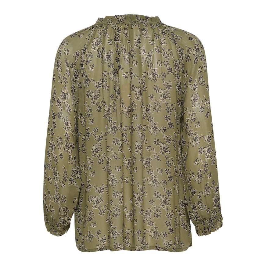 Part Two W ElsiaPW Bluse Vetiver Scattered