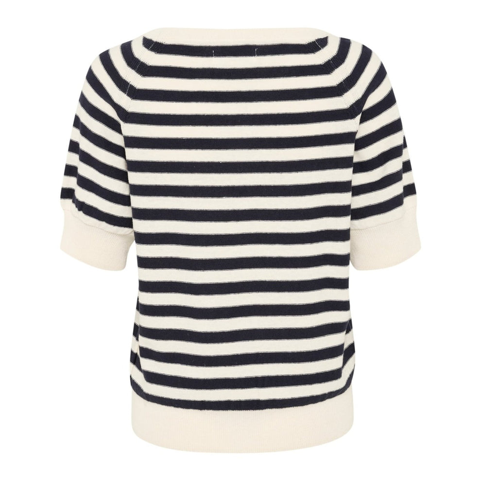 Part Two W GlenniePW PU Dark Navy Stripe