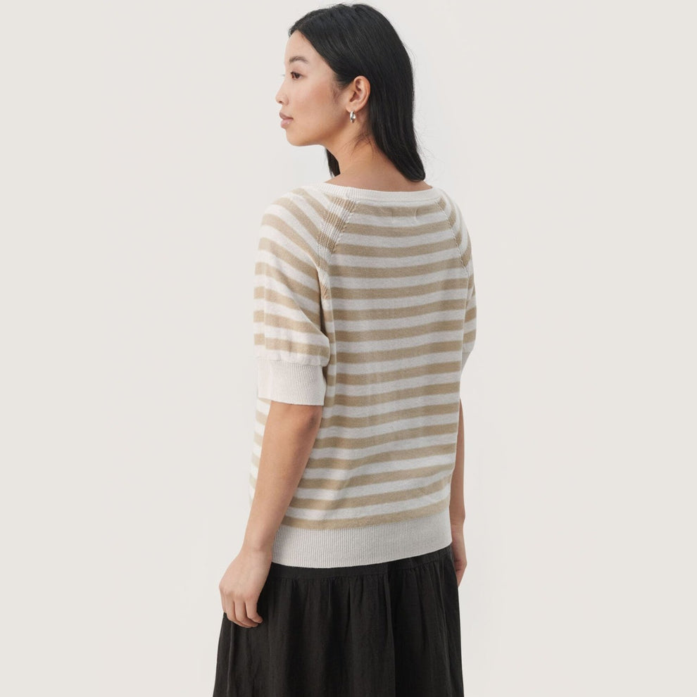 Part Two W GlenniePW PU White Pepper Stripe