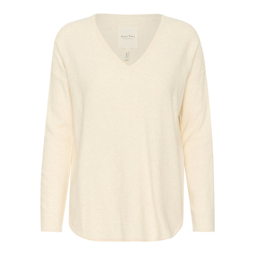 Part Two W IliviasaPW Pullover Birch Melange
