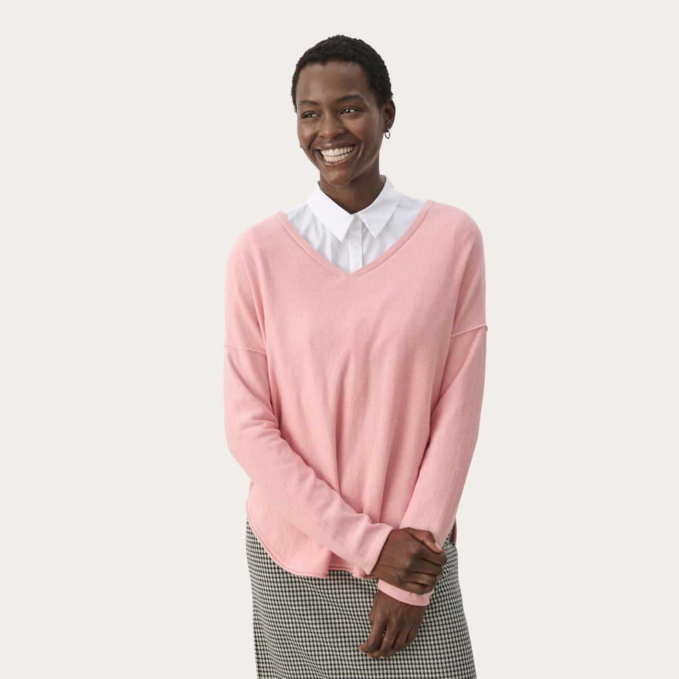 Part Two W IliviasaPW Pullover Silver Pink