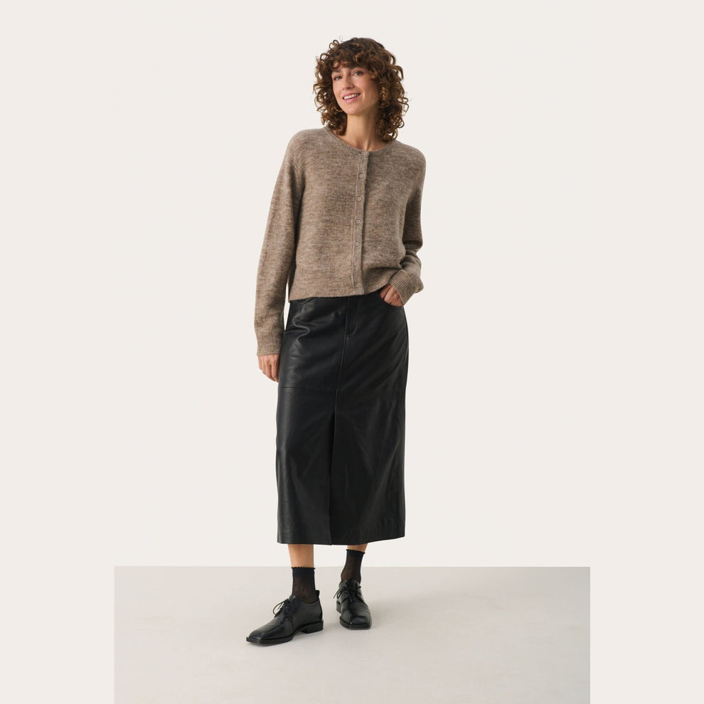 Part Two W LinikaPW Cardigan Mink Melange