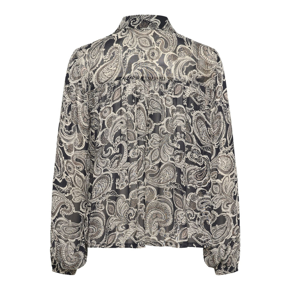 Part Two NicholinaPW BL Bluse After Midnight Paisley Print