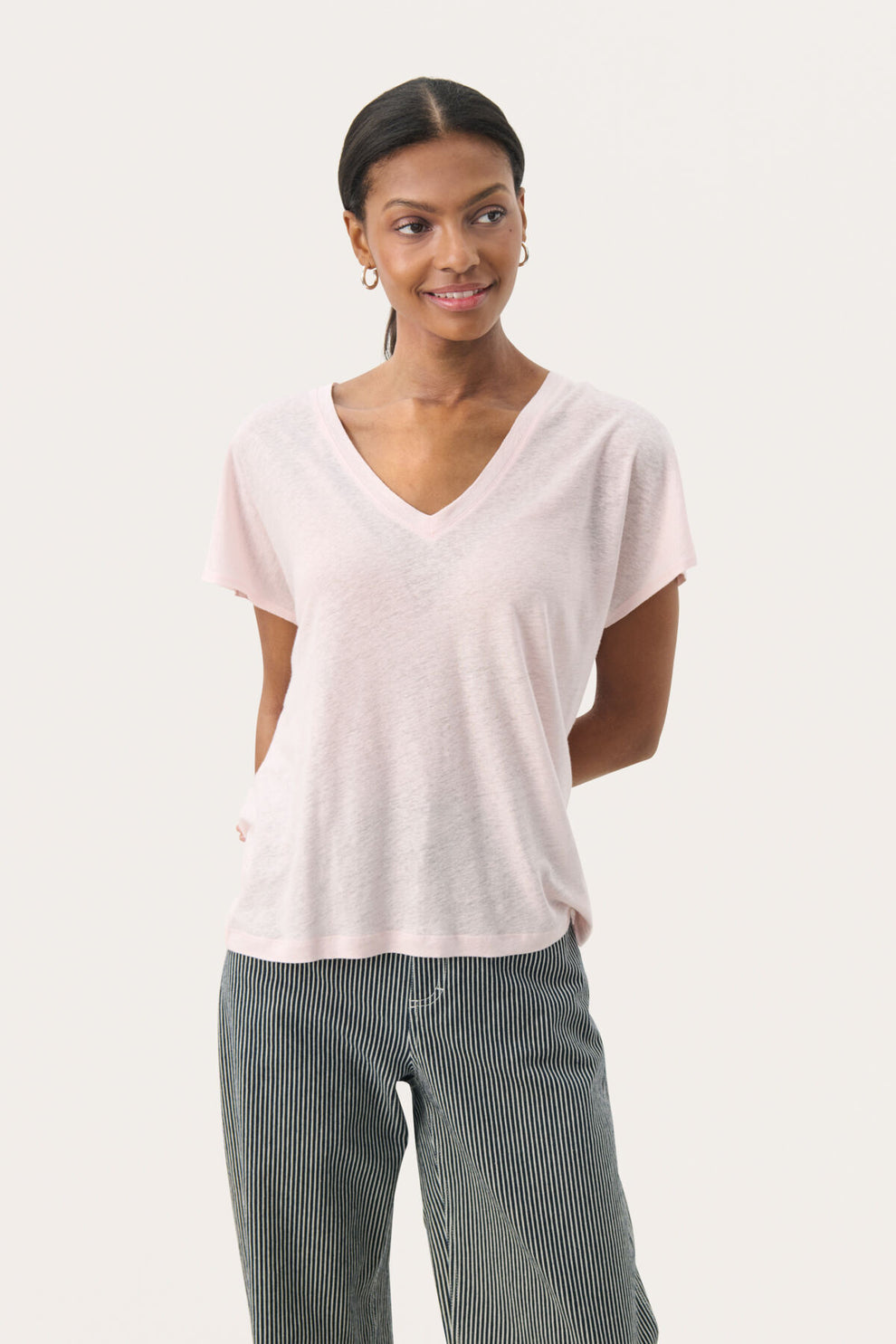 Part Two AxelinesPW TS T-shirt Mauve Chalk