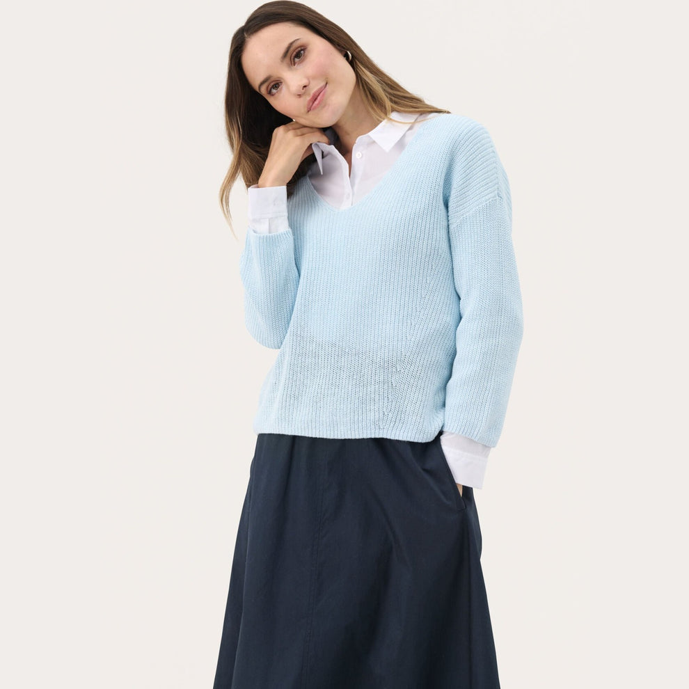 Part Two EtronaPW PU Pullover Ice Water