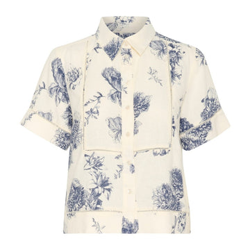 Part Two RebittaPW SH Shirt Oceana Stunning Flower Print