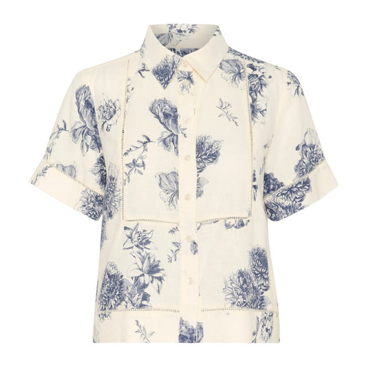 Part Two RebittaPW SH Shirt Oceana Stunning Flower Print
