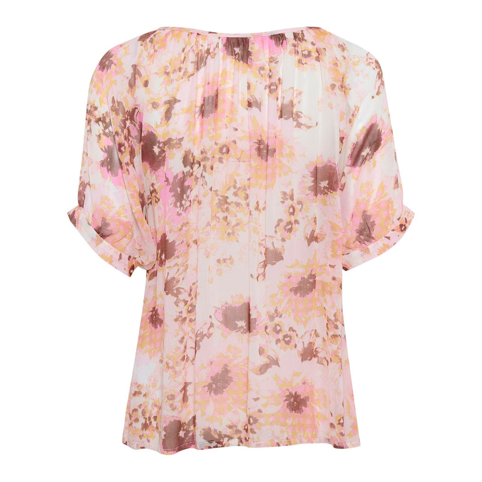 Part Two RosannaPW BL Bluse Pink Nectar Scattered Flower