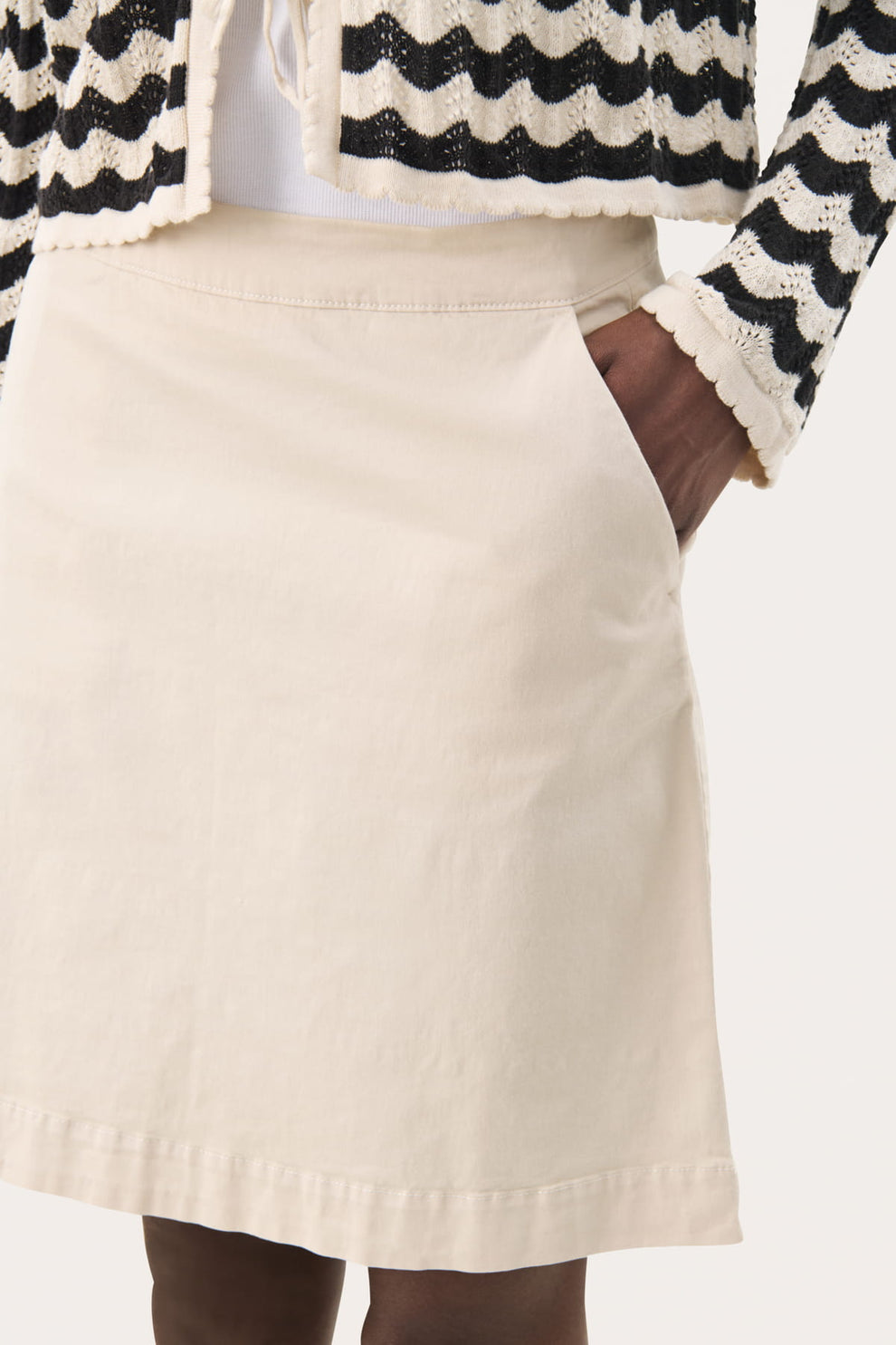 Part Two EvensasPW Skirt French Oak