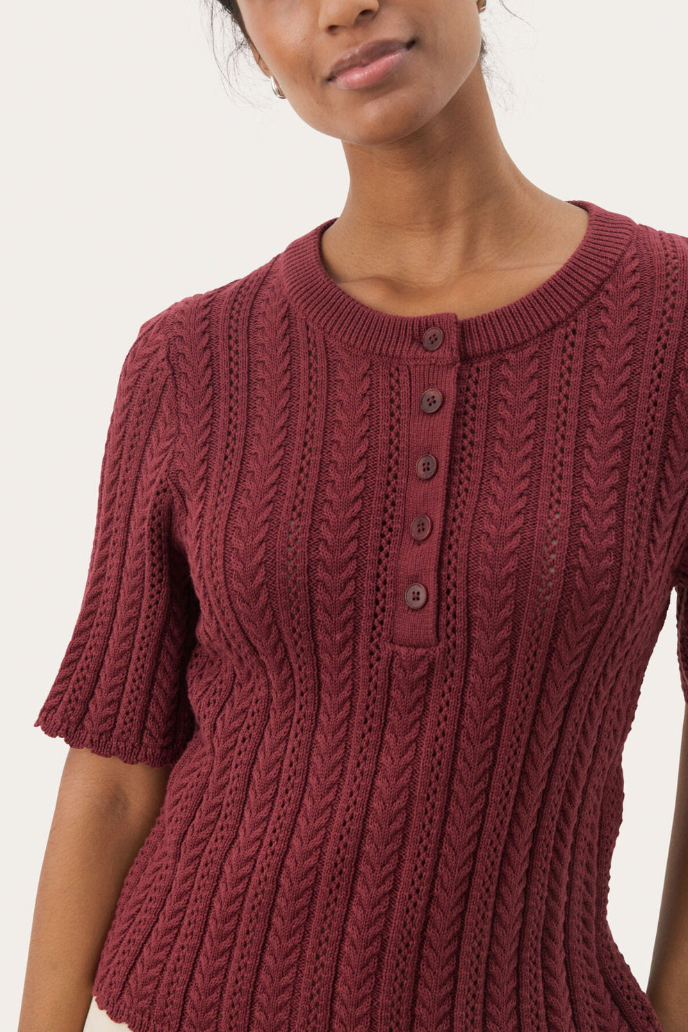 Part Two RosarioPW PU Pullover Tawny Port