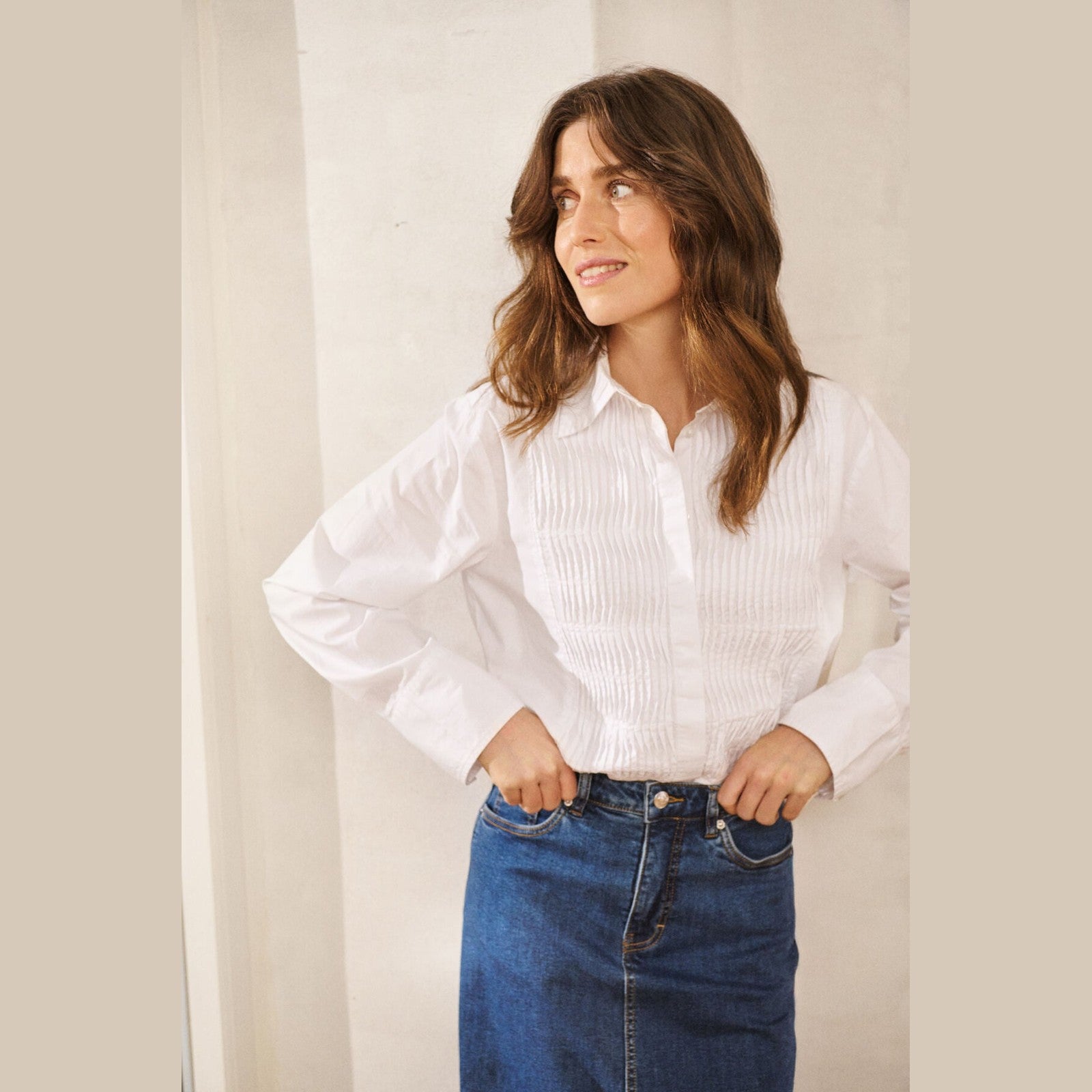 Part Two NatinkaPW SH Shirt Bright White