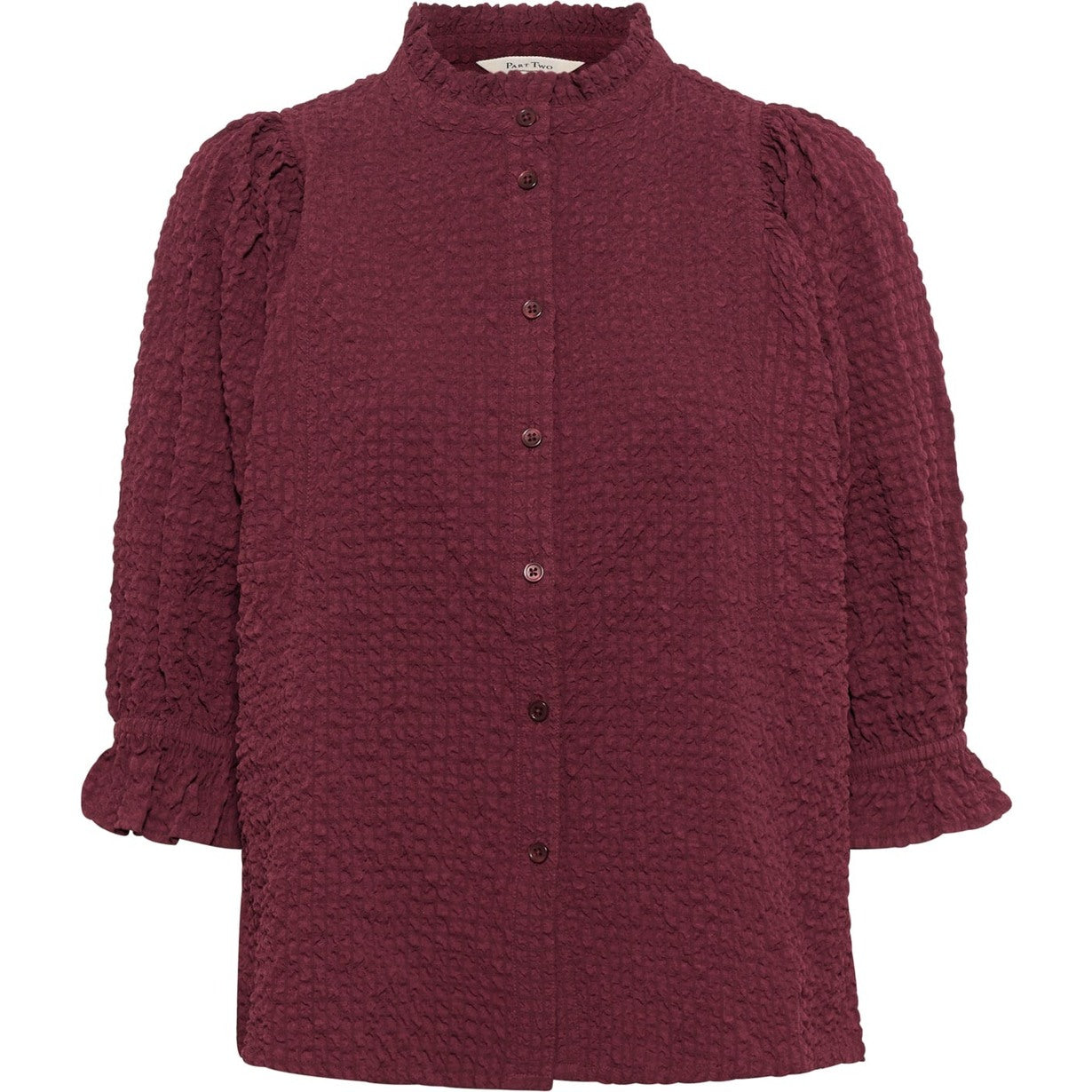 Part Two ToniPW SH Bluse Tawny Port