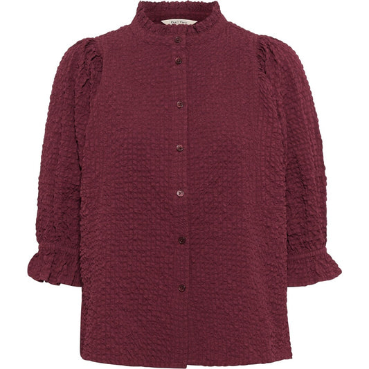 Part Two ToniPW SH Bluse Tawny Port