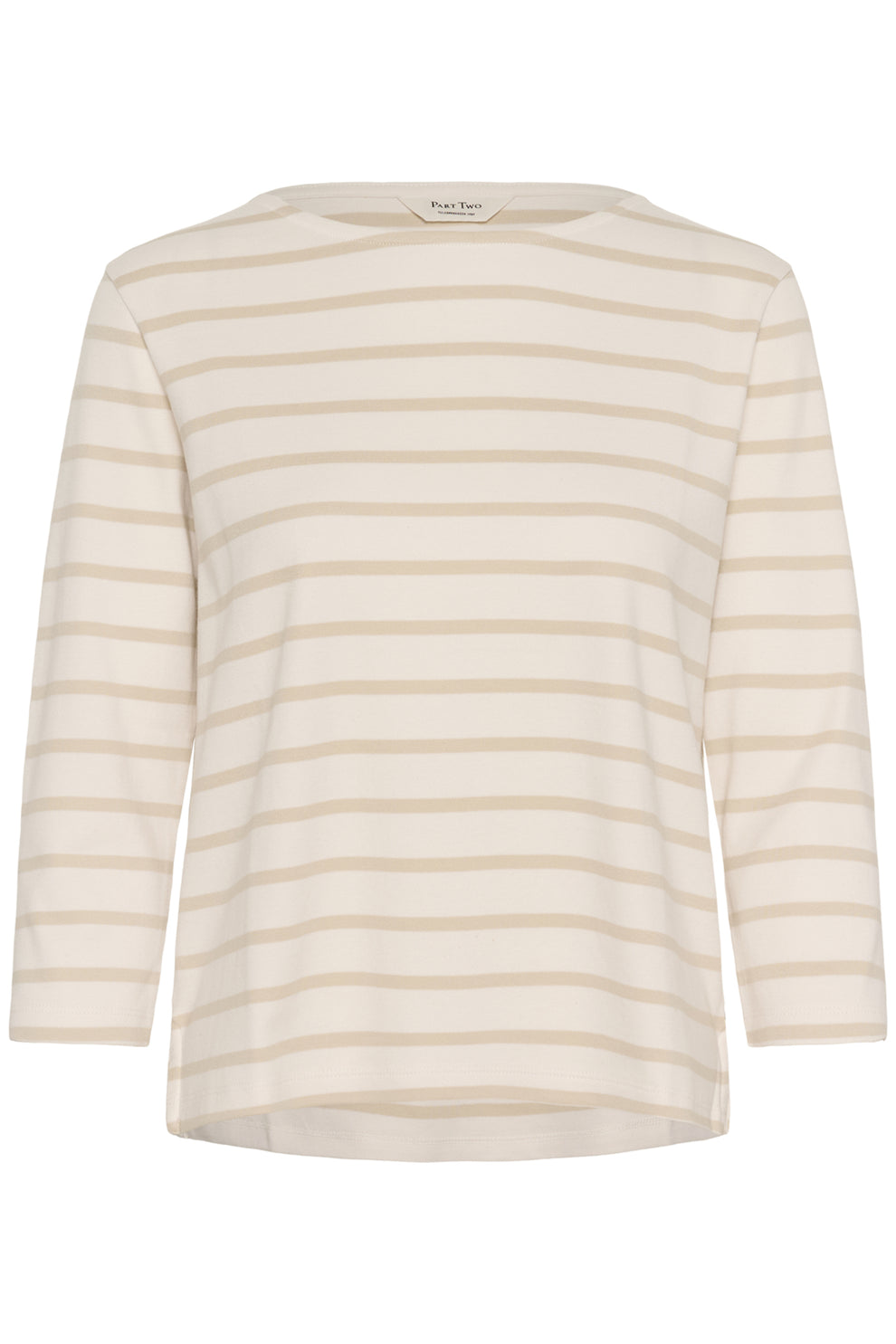 Part Two NelaPW TS T-shirt French Oak Stripe