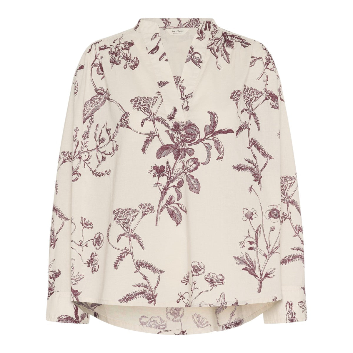 Part Two W Natale Blouse Tawny Port Botan