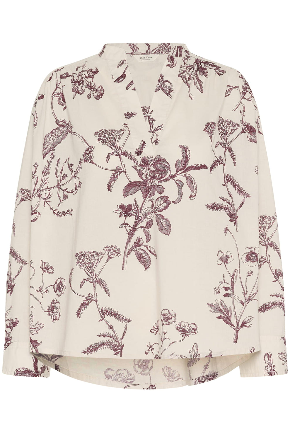 Part Two W Natale Blouse Tawny Port Botan