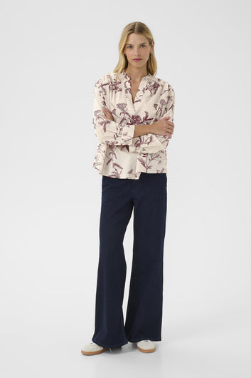 Part Two W Natale Blouse Tawny Port Botan