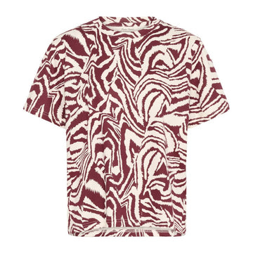 Part Two NahidPW TS T-shirt Tawny Port Animal Print