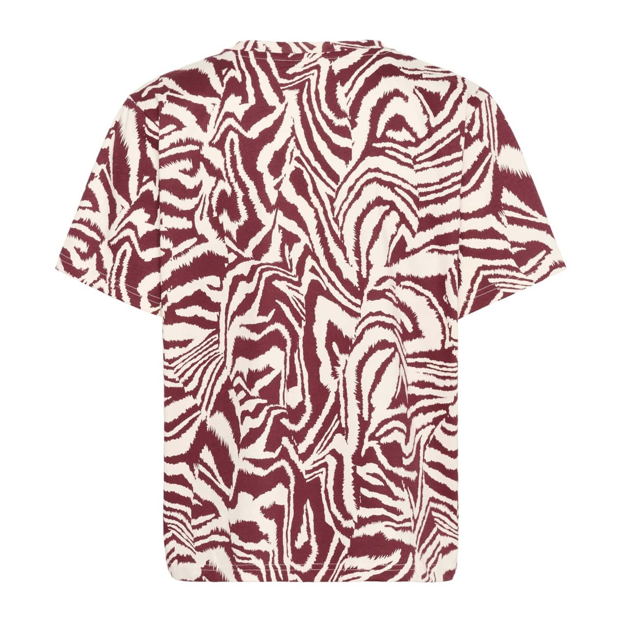 Part Two NahidPW TS T-shirt Tawny Port Animal Print
