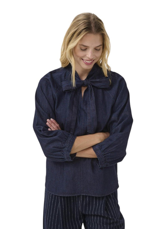 Part Two W Sassi Pullower Rinse Blue Denim