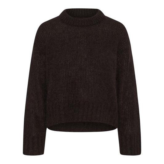 Part Two W Sille Pullover Ganache