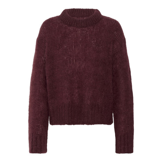 Part Two W Sille Pullover Tawny Port