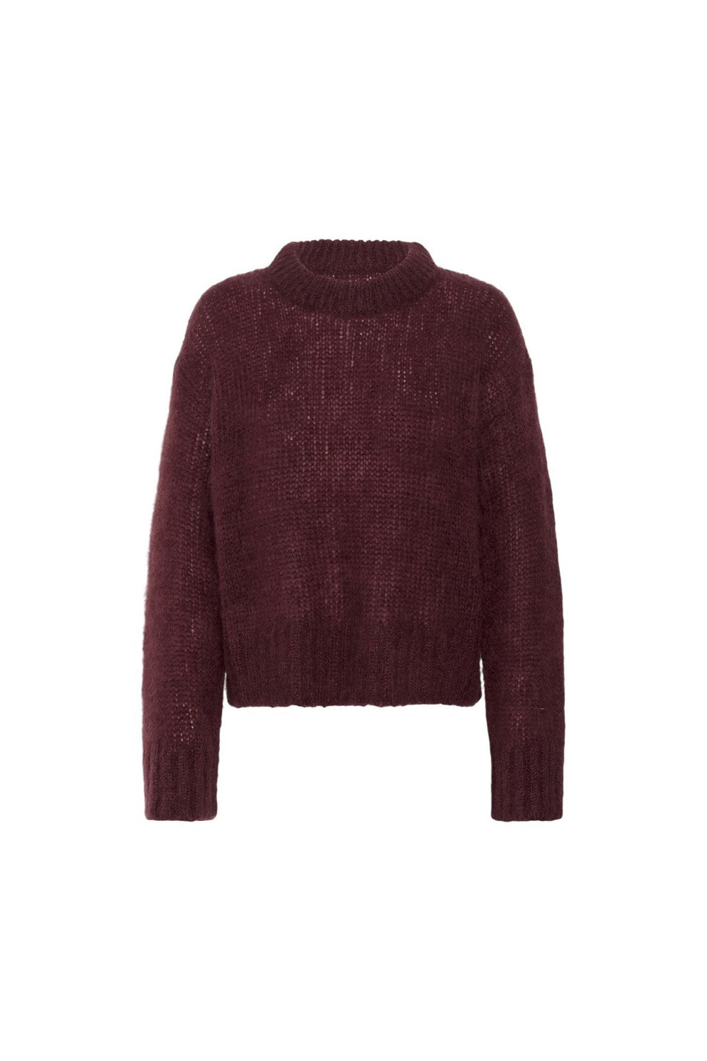 Part Two W Sille Pullover Tawny Port