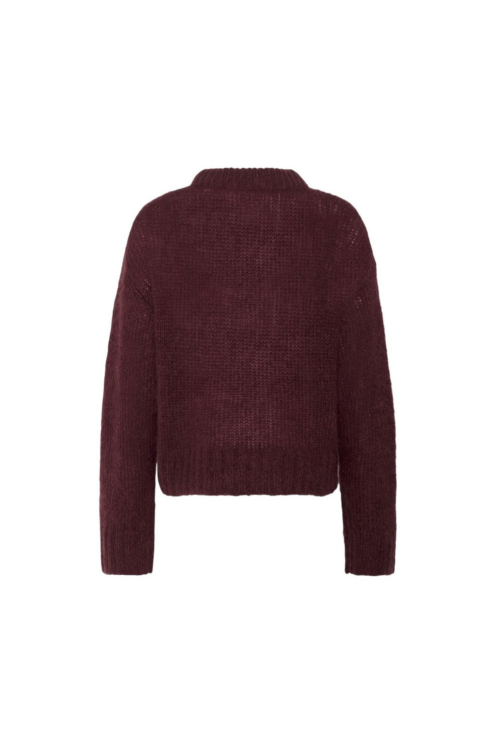 Part Two W Sille Pullover Tawny Port