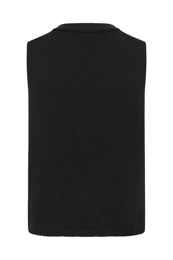 Part Two SylvaPW Waistcoat Black