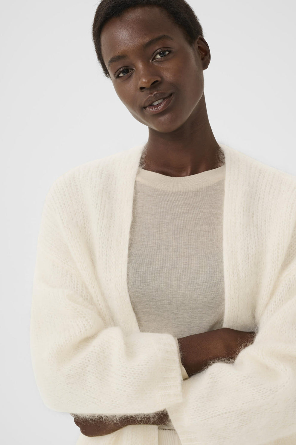 Part Two W Rastina Cardigan Eggnog