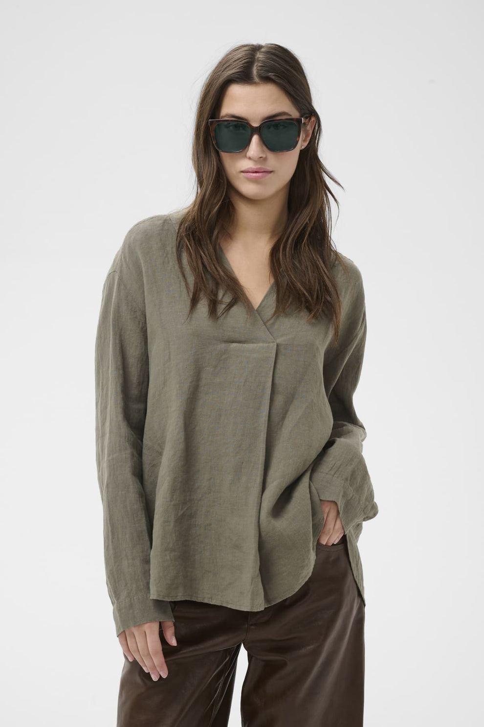 Part Two AgnesePW SG Sunglasses Tortoise Shell
