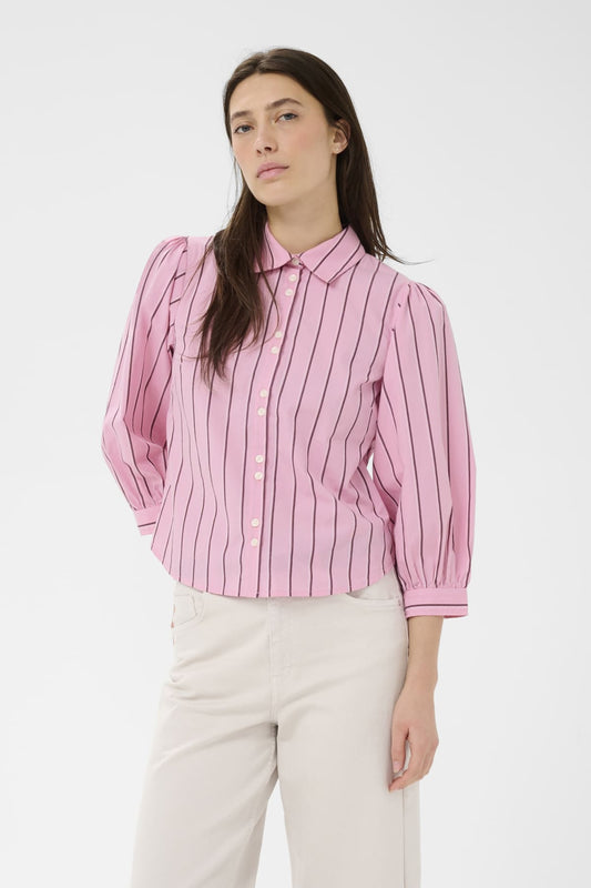 Part Two AnaisPW SH Shirt Pink Stripe