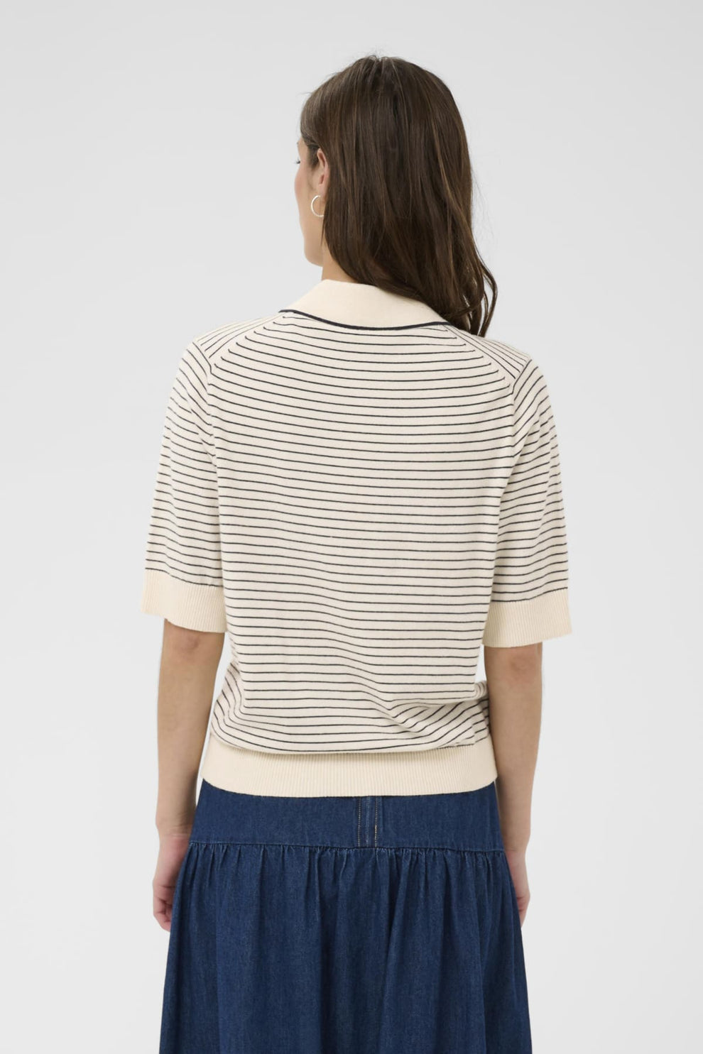 Part Two AnettiPW PU Pullover After Midnight Stripe