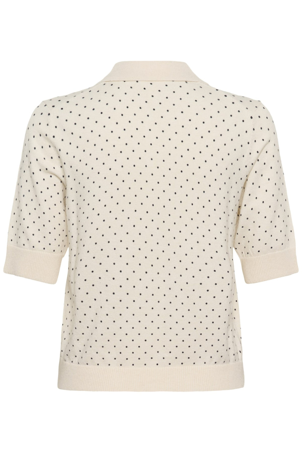 Part Two AnettiPW PU Pullover Dark Navy Dot Print