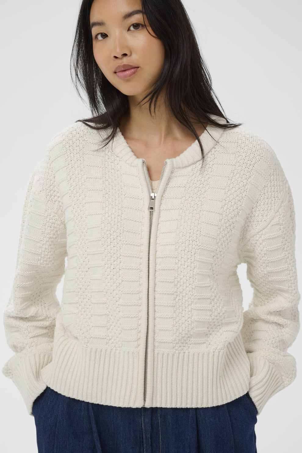 Part Two AnielaPW CA Cardigan Whisper White