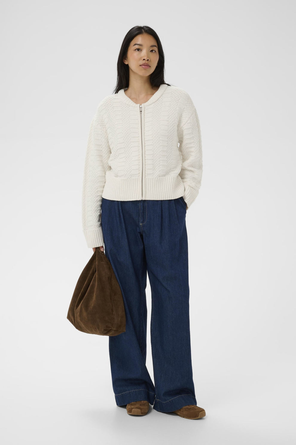 Part Two AnielaPW CA Cardigan Whisper White