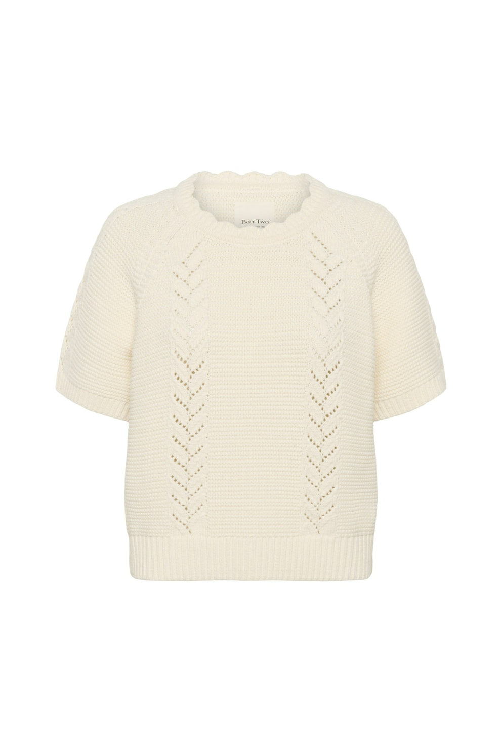 Part Two AnisettePW PU Pullover Whisper White