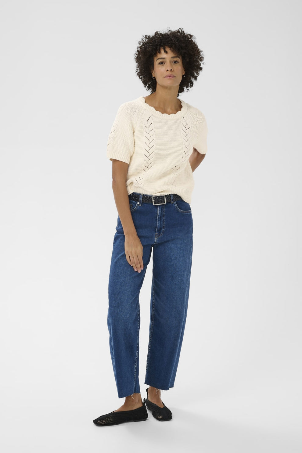 Part Two AnisettePW PU Pullover Whisper White