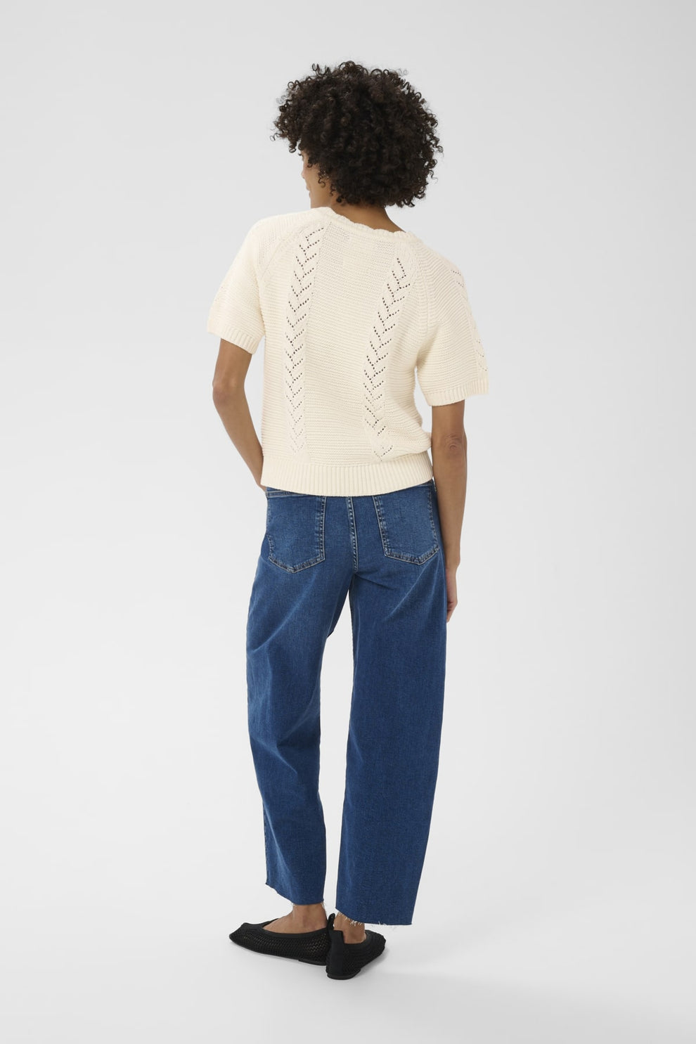 Part Two AnisettePW PU Pullover Whisper White