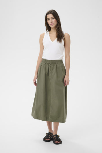 Part Two AsminaPW SK Skirt Smokey Olive