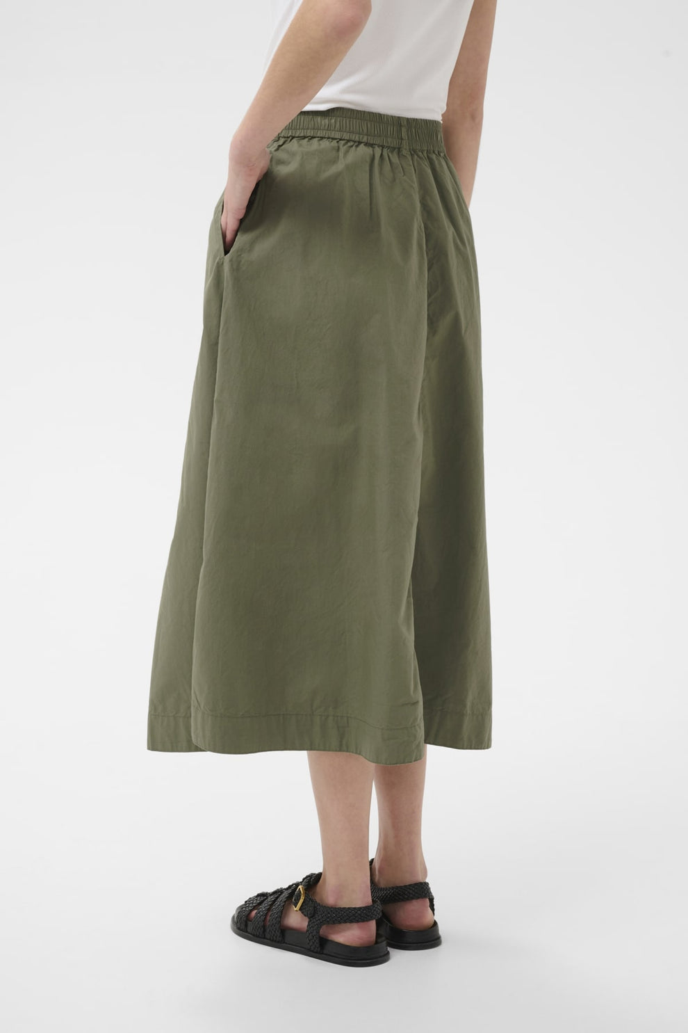 Part Two AsminaPW SK Skirt Smokey Olive