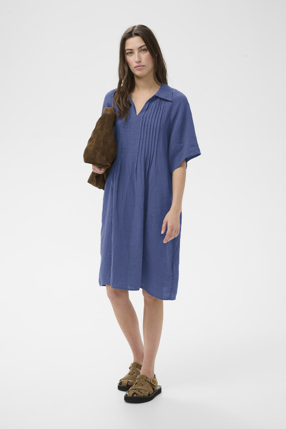 Part Two AylaPW DR Dress Blue Indigo