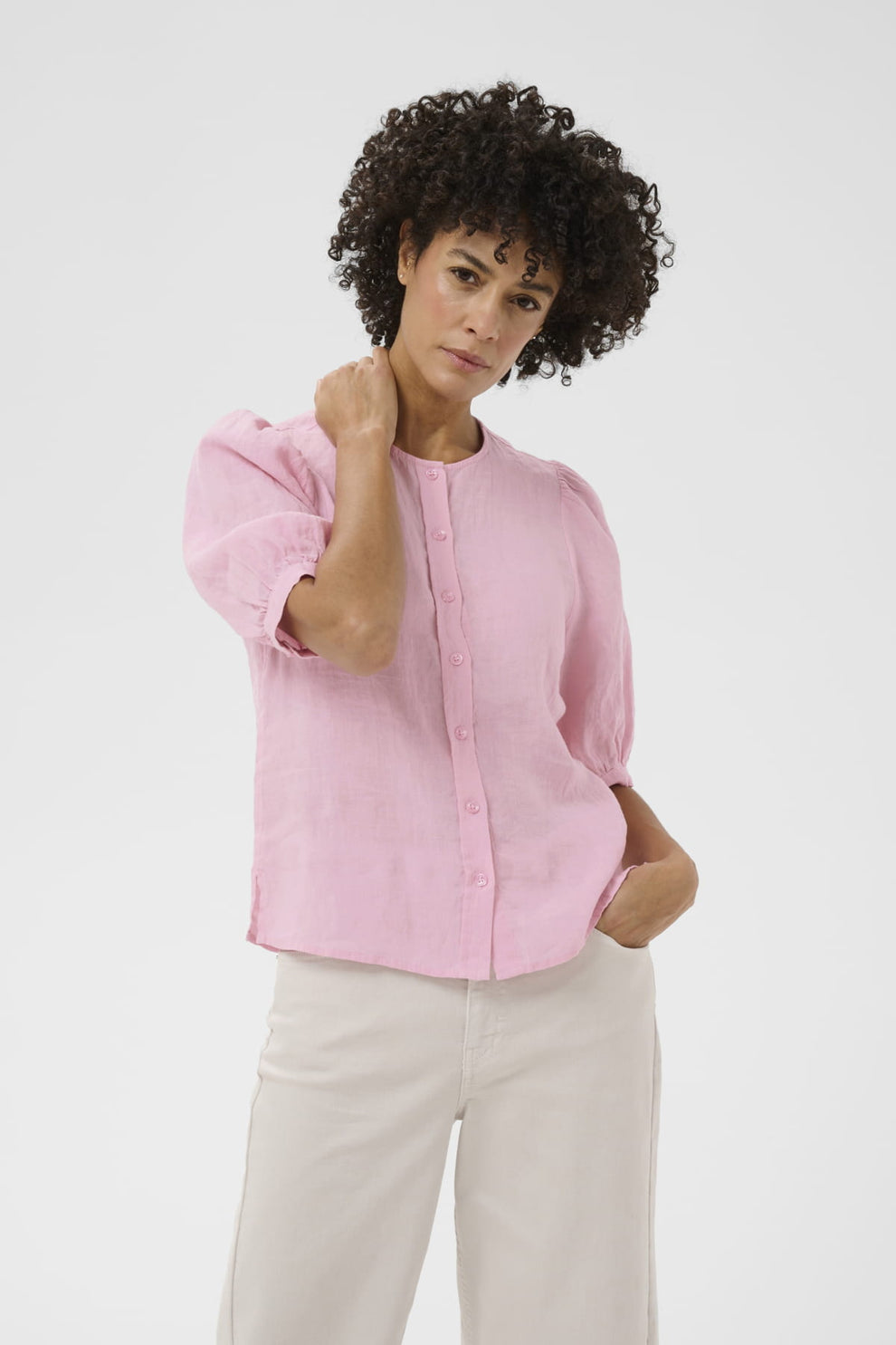 Part Two AzraPW SH Shirt Cameo Pink