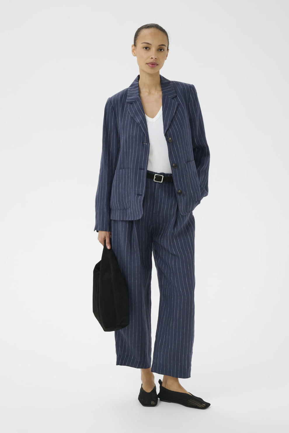 Part Two AlitaPW BZ Blazer Blue Nights Pinstripe