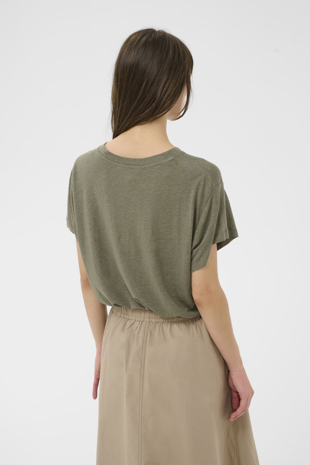Part Two AnemonaPW TS T-shirt Smokey Olive